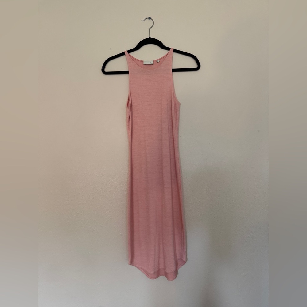 Aritzia Wilfred Free Chrissy Pink Midi Dress